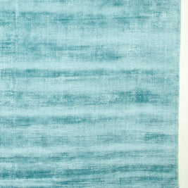 Carpet For Living room 2x3 Feet Blue Viscose Rectangle Solid Rug