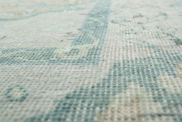 Carpet For Living room 2x3 Feet Blue Wool Rectangle Vintage and Distressed Rug