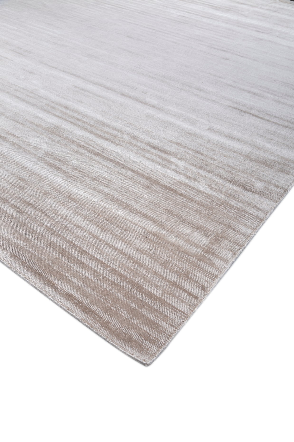 Carpet For Living room 4X6 Feet Grey And Black Viscose Rectangle Solid Rug