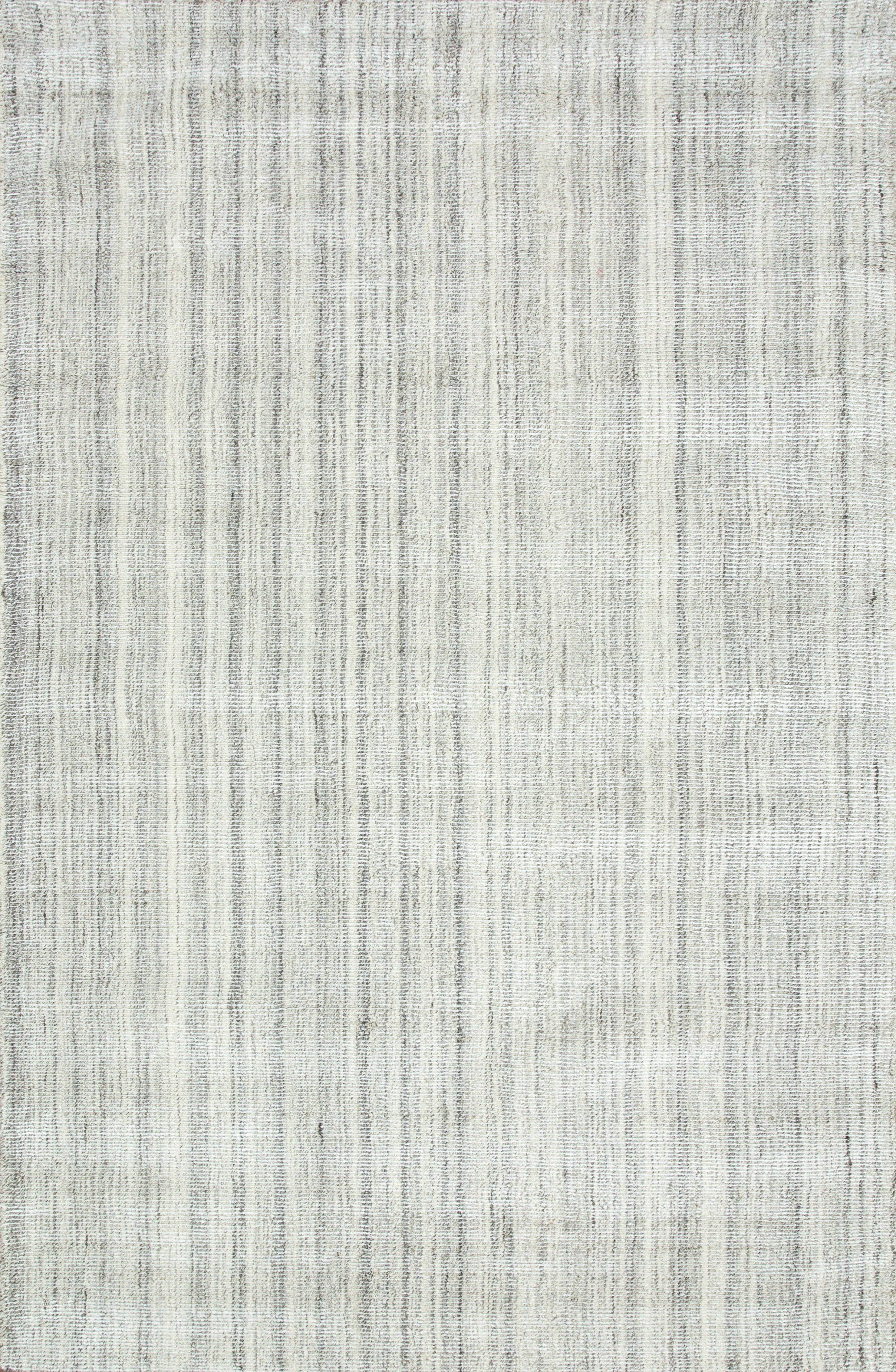 Carpet For Living room 8x10 Feet Grey and Black Wool and Viscose Rectangle Solid Rug