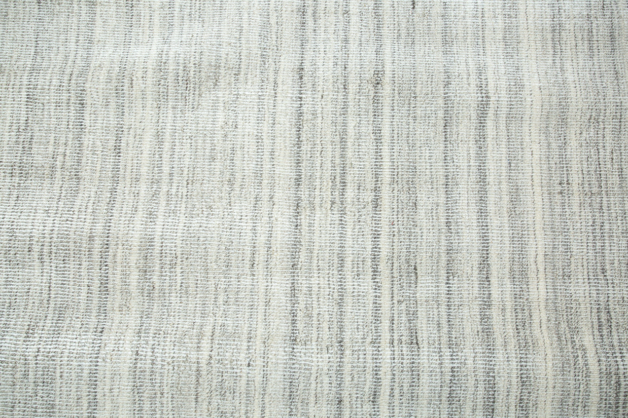 Carpet For Living room 8x10 Feet Grey and Black Wool and Viscose Rectangle Solid Rug