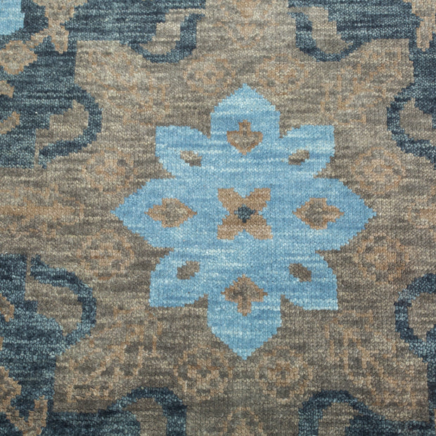 Carpet For Living room 2x3 Feet Blue Wool Rectangle Oriental and Traditional Rug