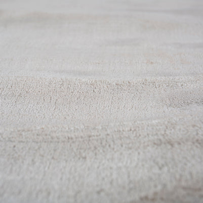 Carpet For Living room 4'6x6'6 Feet Beige and Brown Viscose Rectangle Solid Rug