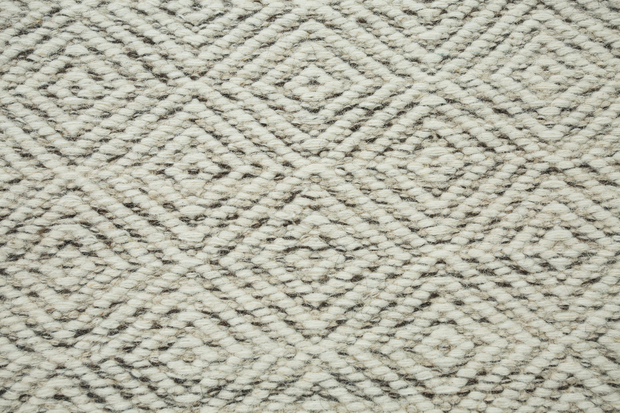Carpet For Living room 2x3 Feet Ivory Wool Rectangle Solid Rug