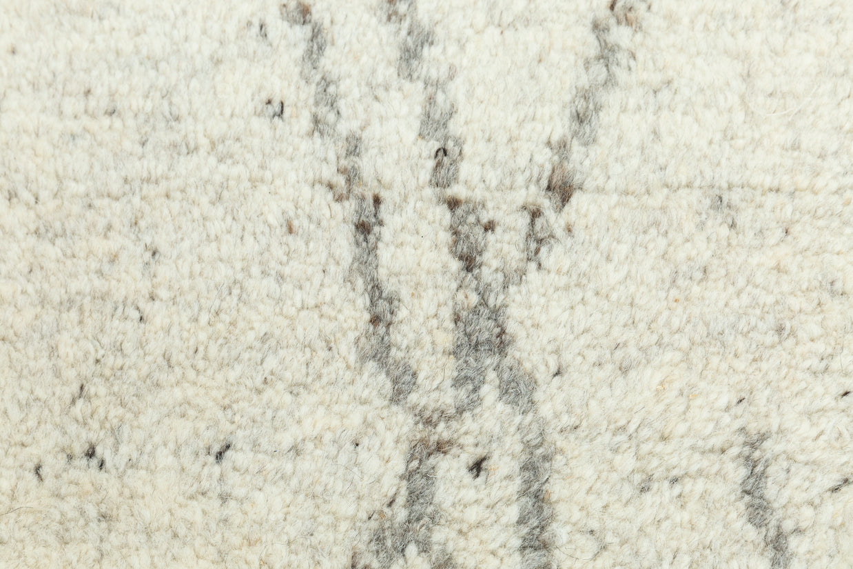 Carpet For Living room 5x8 Feet Beige and Brown Wool Rectangle Moroccan and Tribal Rug