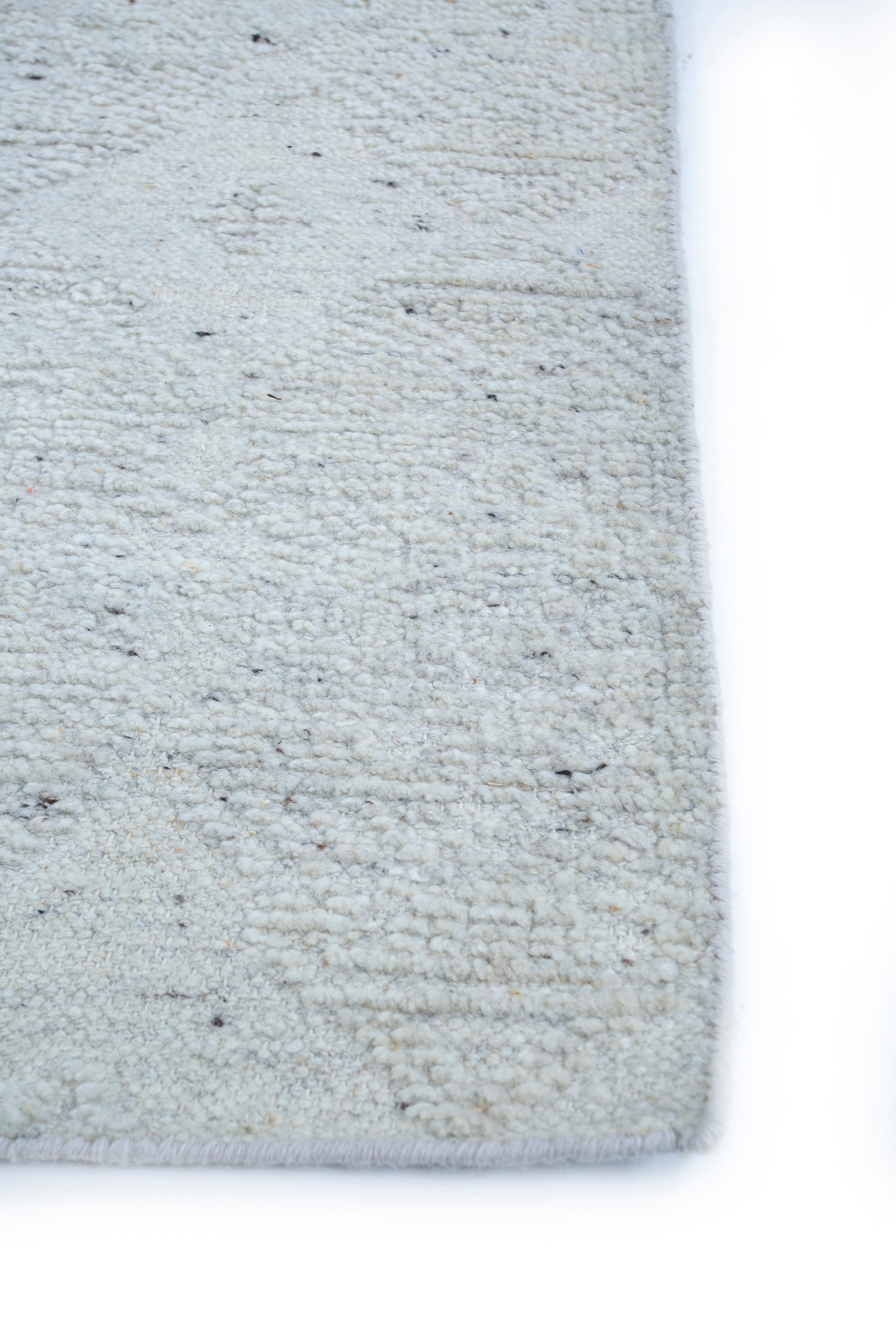 Carpet For Living room 2x3 Feet Beige and Brown Wool Rectangle Moroccan and Tribal Rug