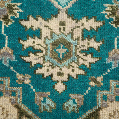 Carpet For Living room 8X10 Feet Blue Wool Rectangle Oriental And Traditional Rug