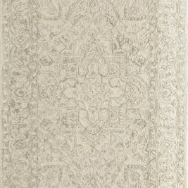 Carpet For Living room 9X12 Feet Ivory Wool Rectangle Vintage And Distressed Rug