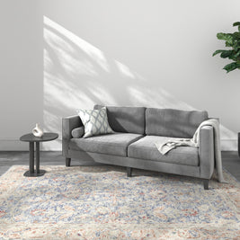 Carpet For Living room 8x10 Feet Blue Wool Rectangle Oriental and Traditional Rug