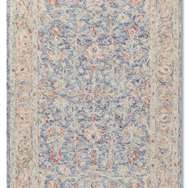 Carpet For Living room 8x10 Feet Blue Wool Rectangle Oriental and Traditional Rug