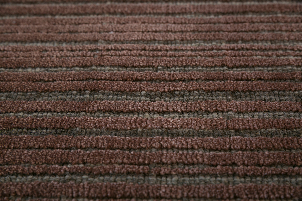 Carpet For Living room 9X12 Feet Pink And Purple Wool & Bamboo Silk Rectangle Solid Rug