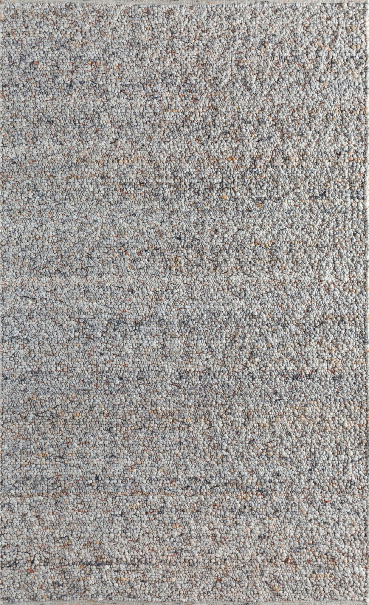 Carpet For Living room 5x8 Feet Blue Wool and Jute Rectangle Solid Rug