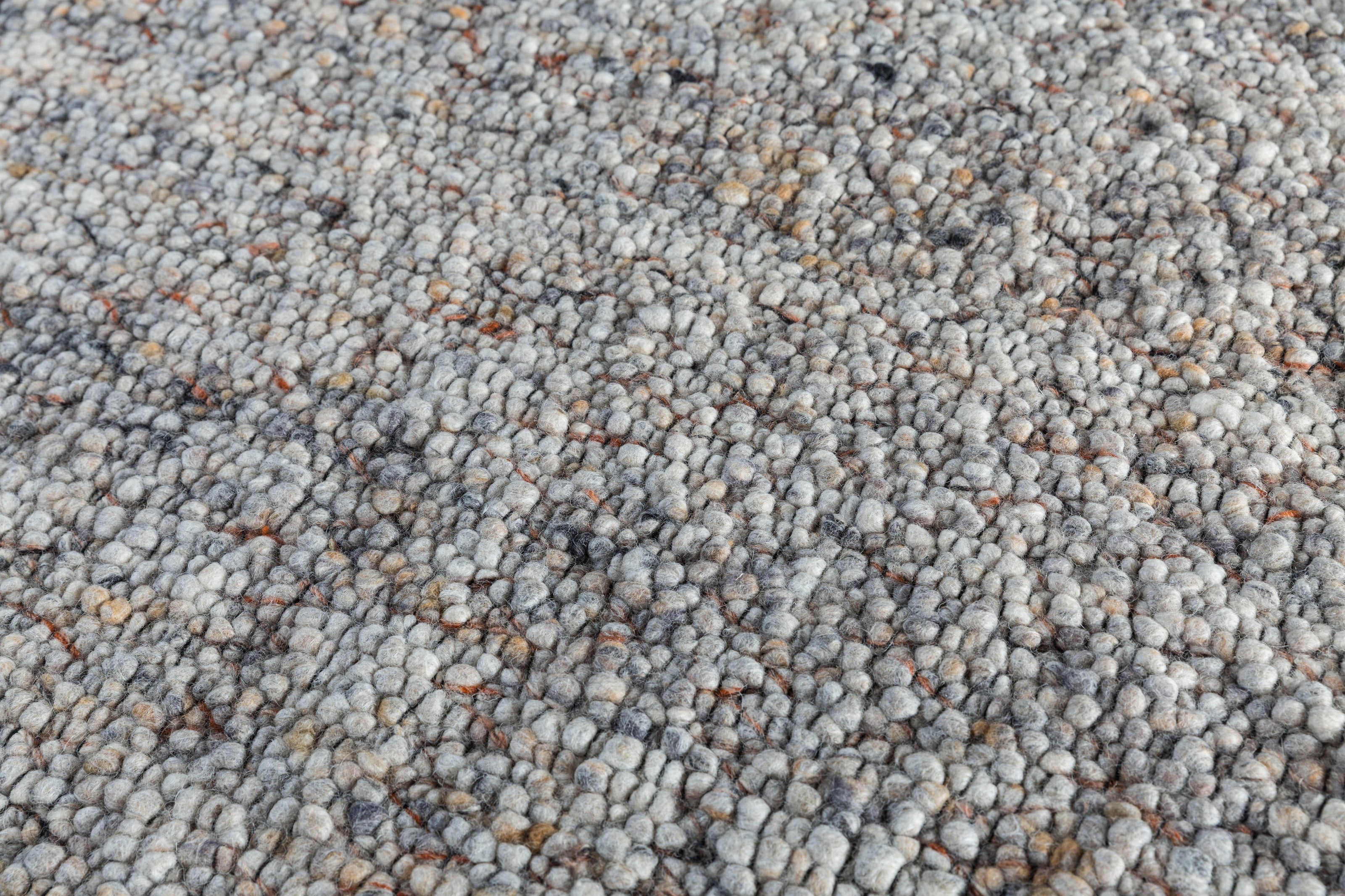 Carpet For Living room 5x8 Feet Blue Wool and Jute Rectangle Solid Rug