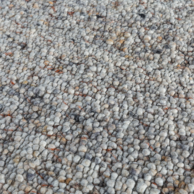 Carpet For Living room 5x8 Feet Blue Wool and Jute Rectangle Solid Rug