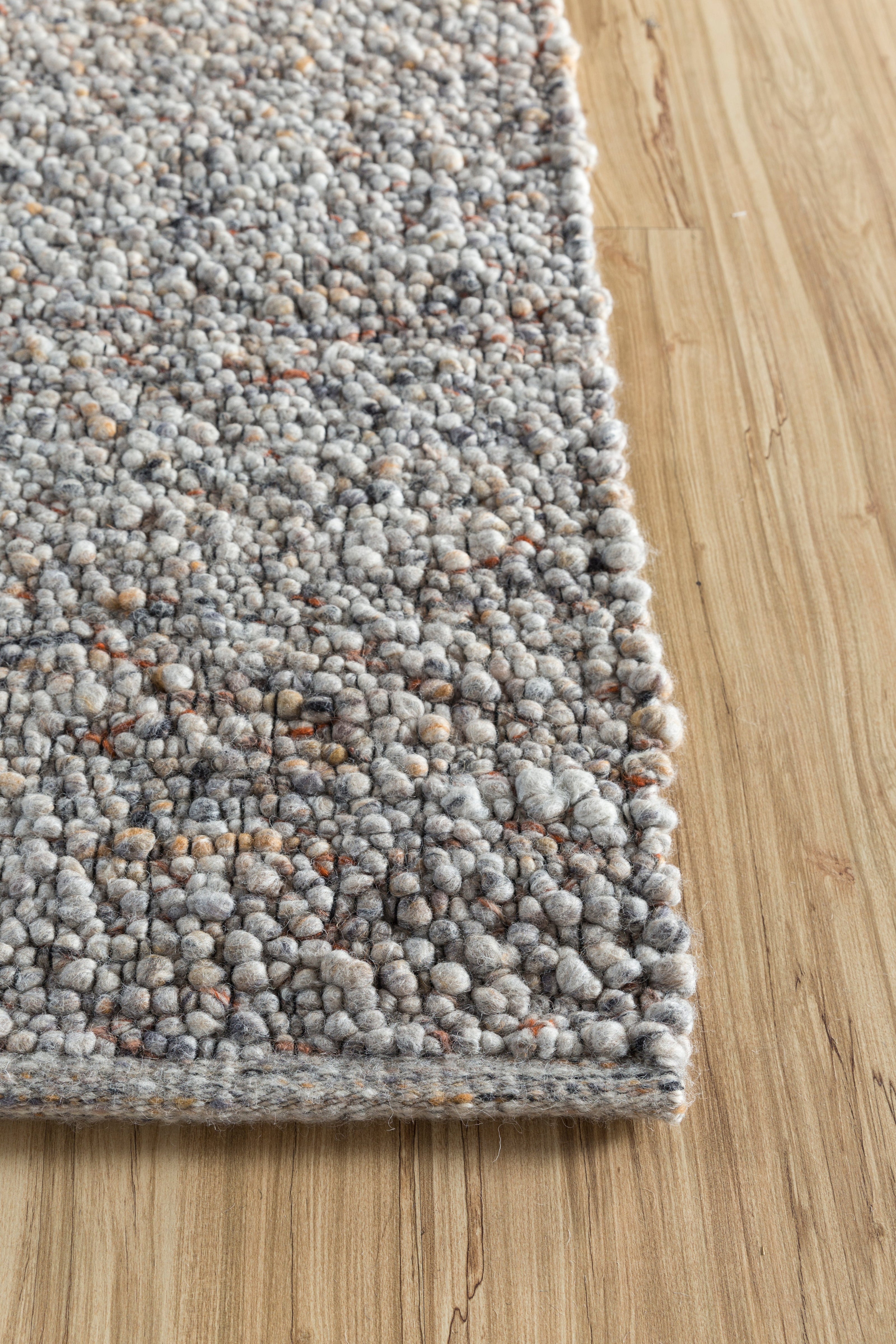 Carpet For Living room 5x8 Feet Blue Wool and Jute Rectangle Solid Rug