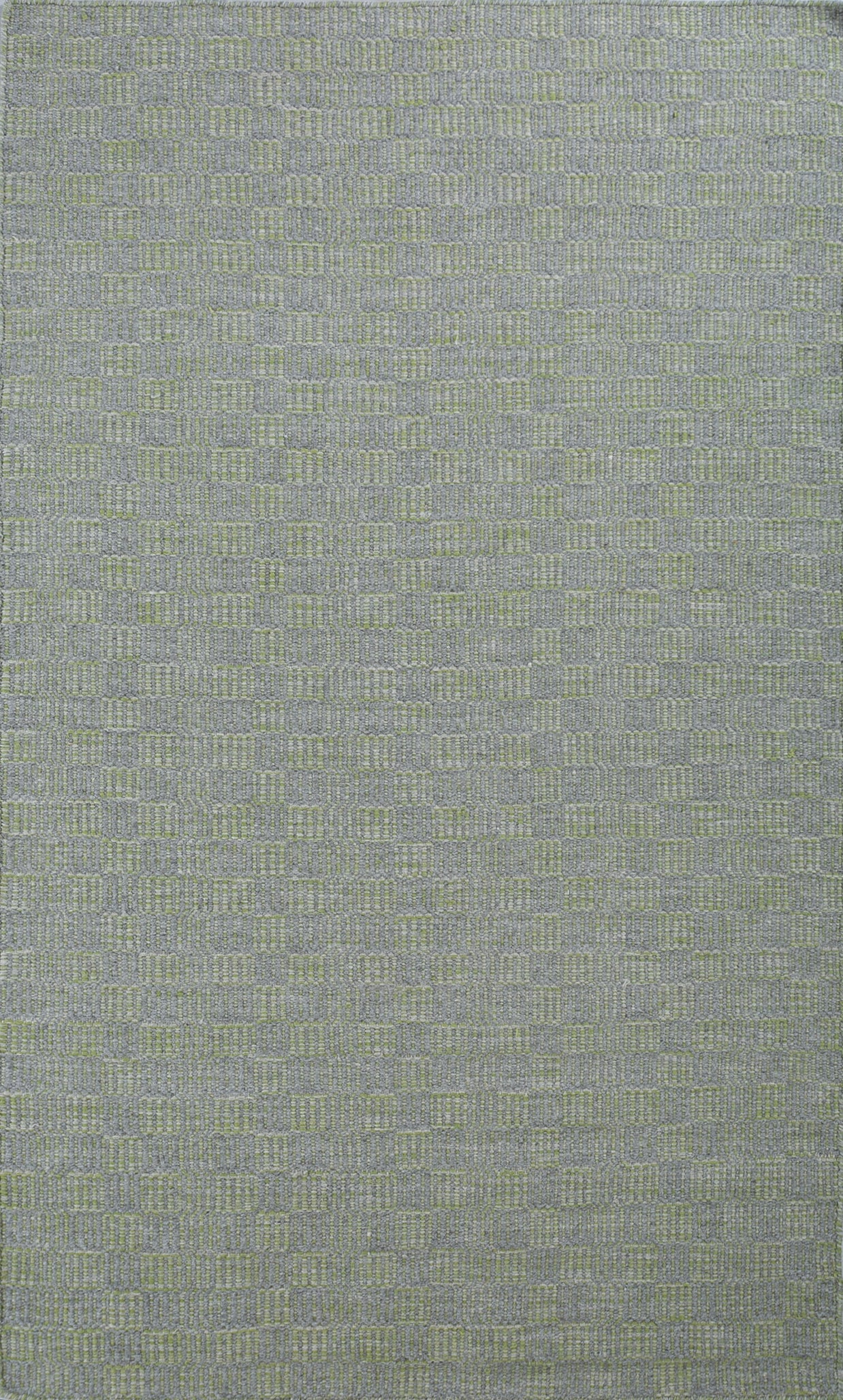 Carpet For Living room 5x7 Feet Grey and Black Wool Rectangle Geometric and Stripes Rug