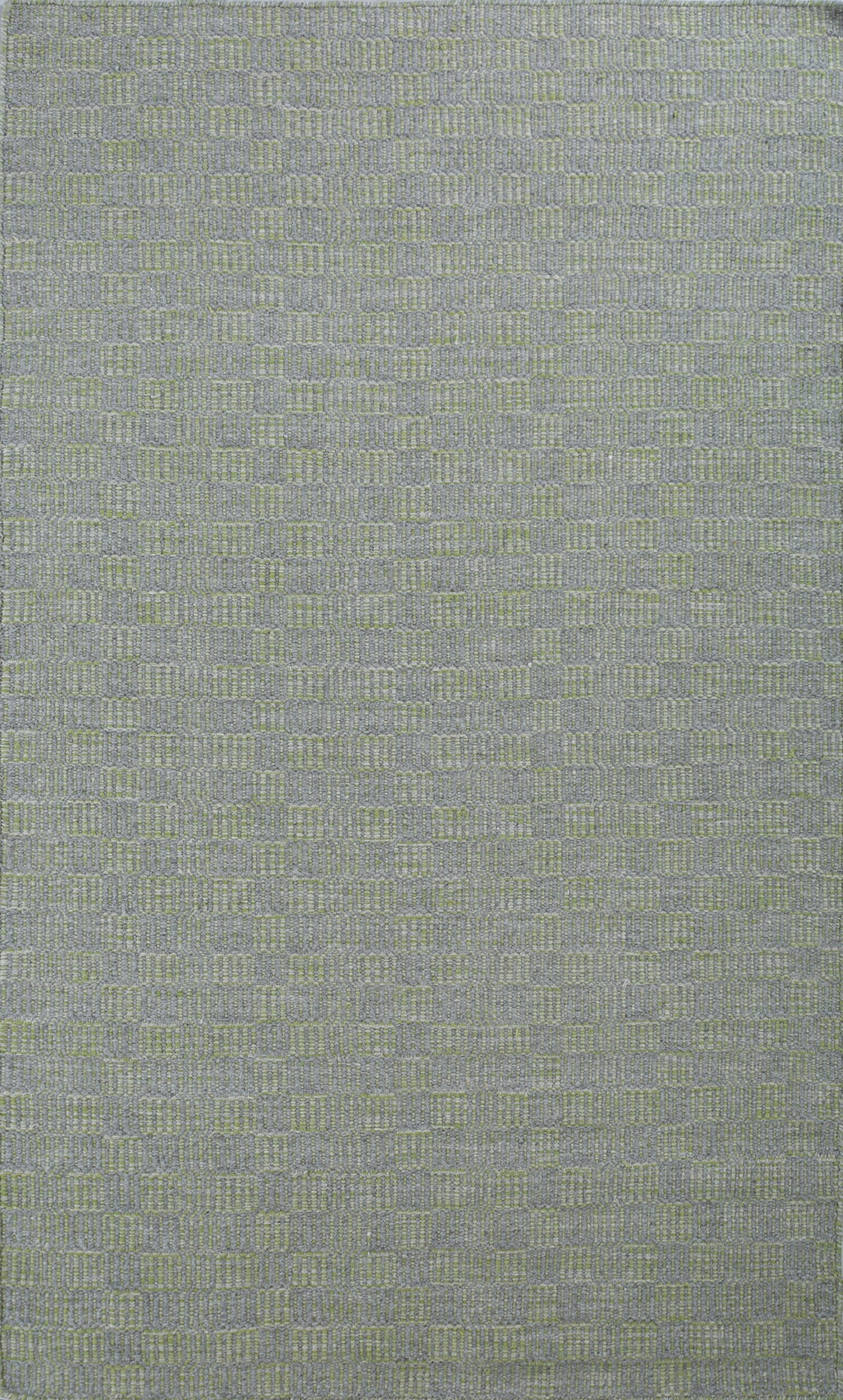 Carpet For Living room 5x7 Feet Grey and Black Wool Rectangle Geometric and Stripes Rug