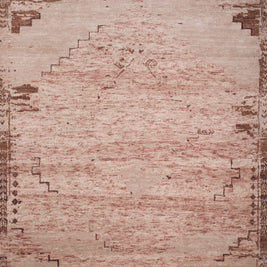 Carpet For Living room 8X10 Feet Red And Orange Wool Rectangle Moroccan And Tribal Rug