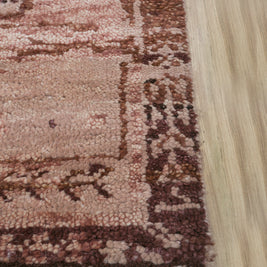 Carpet For Living room 8X10 Feet Red And Orange Wool Rectangle Moroccan And Tribal Rug