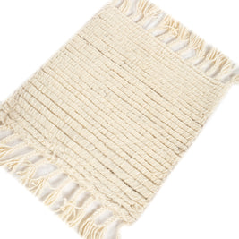 Carpet For Living room 8X10 Feet Ivory Wool Rectangle Moroccan And Tribal Rug