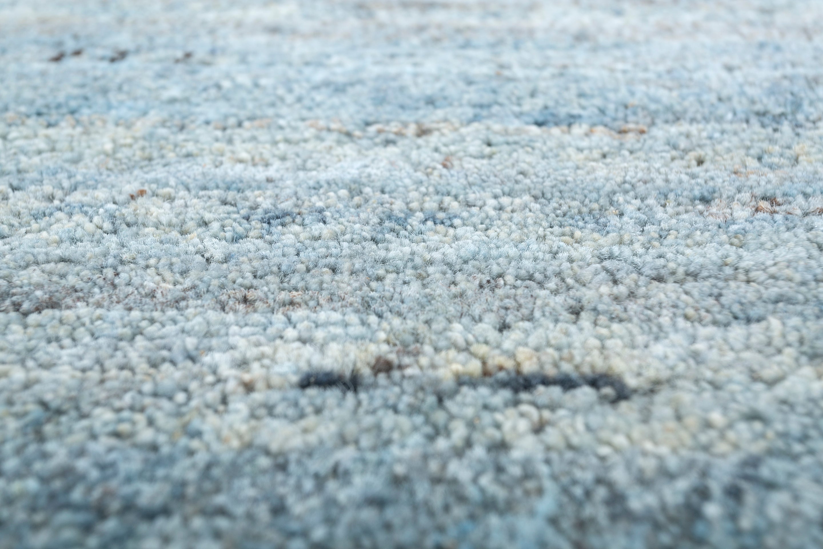 Carpet For Living room 8X10 Feet Blue Wool Rectangle Moroccan And Tribal Rug