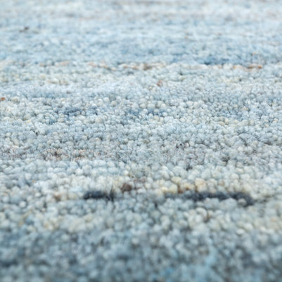 Carpet For Living room 8X10 Feet Blue Wool Rectangle Moroccan And Tribal Rug