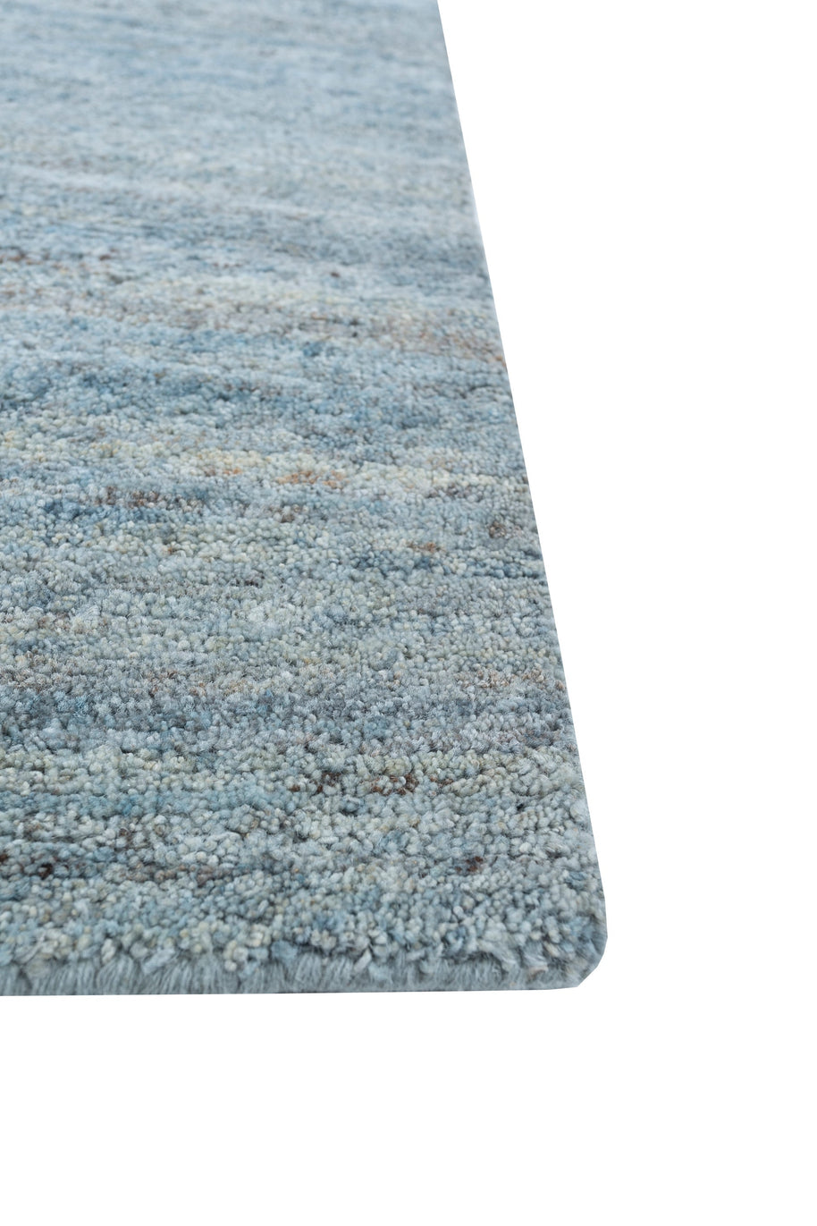 Carpet For Living room 8X10 Feet Blue Wool Rectangle Moroccan And Tribal Rug - I MEAN DESIGN