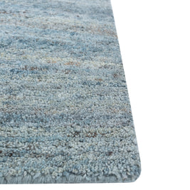 Carpet For Living room 8X10 Feet Blue Wool Rectangle Moroccan And Tribal Rug