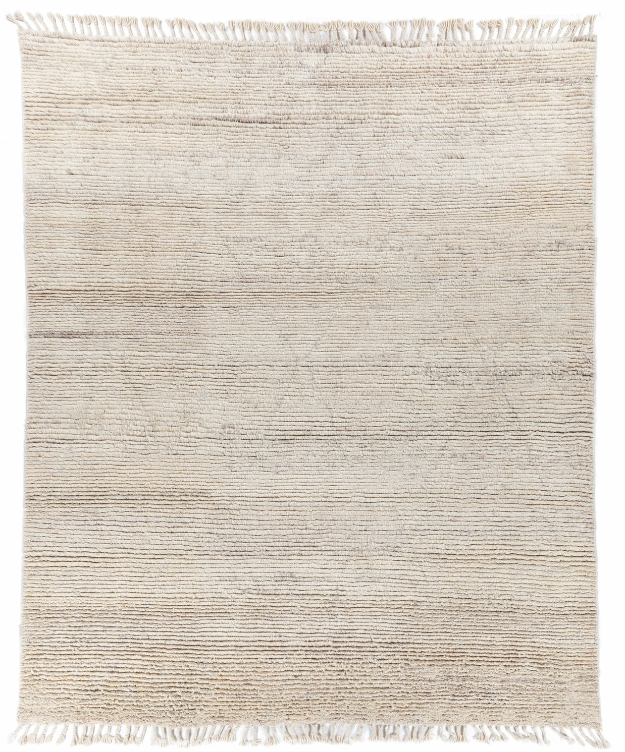 Carpet For Living room 6x9 Feet Beige and Brown Wool Rectangle Moroccan and Tribal Rug