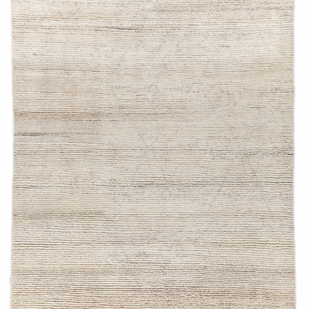 Carpet For Living room 6x9 Feet Beige and Brown Wool Rectangle Moroccan and Tribal Rug