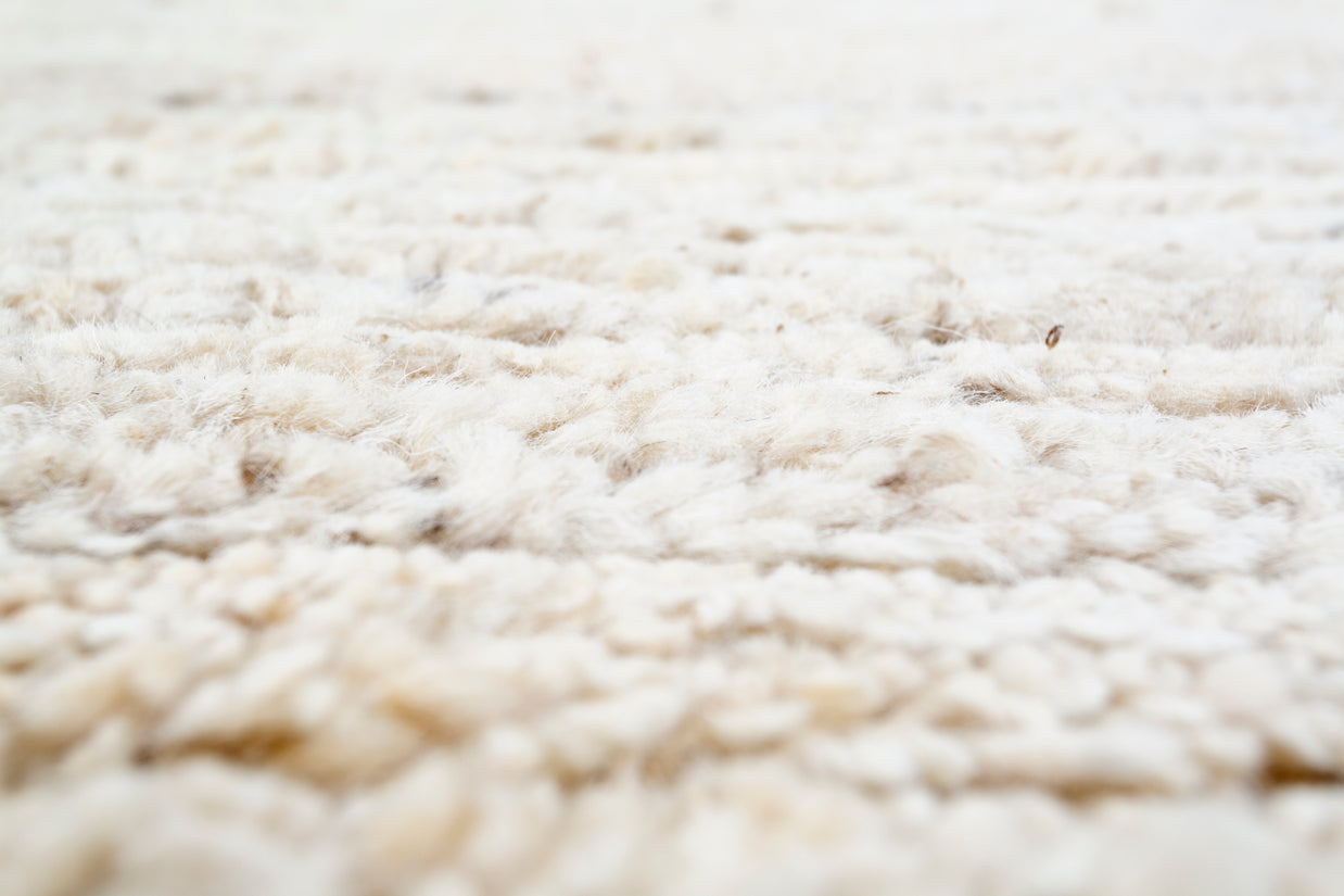 Carpet For Living room 6x9 Feet Beige and Brown Wool Rectangle Moroccan and Tribal Rug