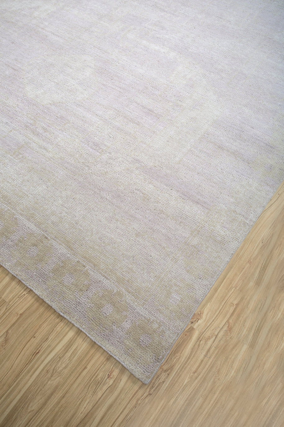 Carpet For Living room 8X10 Feet Ivory Wool Rectangle Vintage And Distressed Rug - I MEAN DESIGN