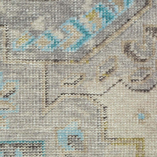 Carpet For Living room 6'6x9'10 Feet Ivory Wool Rectangle Vintage and Distressed Rug