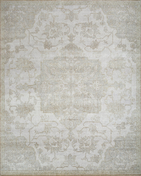 Carpet For Living room 8x10 Feet Grey and Black Wool Rectangle Vintage and Distressed Rug