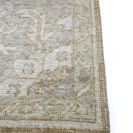 Carpet For Living room 8x10 Feet Grey and Black Wool Rectangle Vintage and Distressed Rug