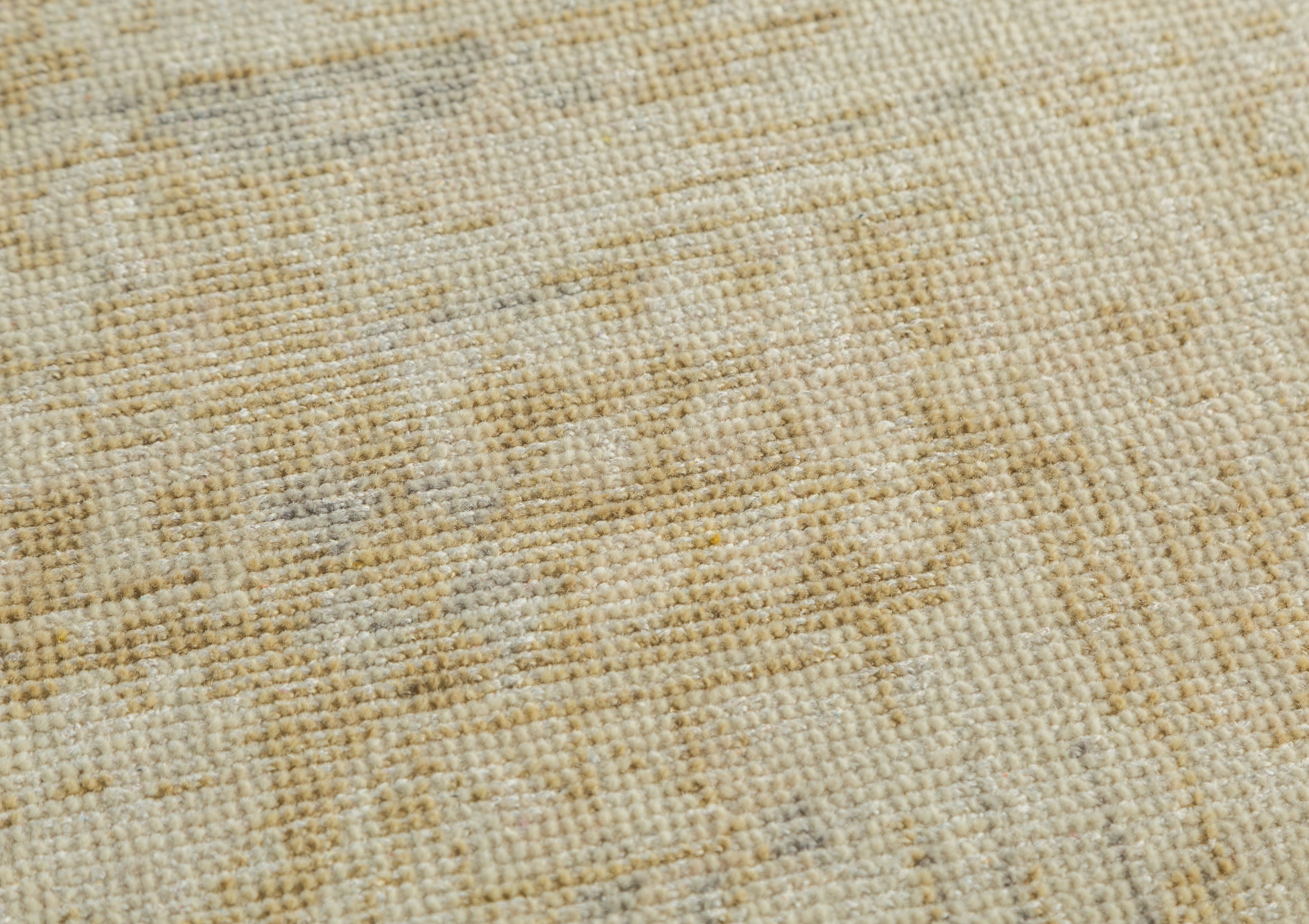 Carpet For Living room 6x9 Feet Beige and Brown Wool Rectangle Vintage and Distressed Rug