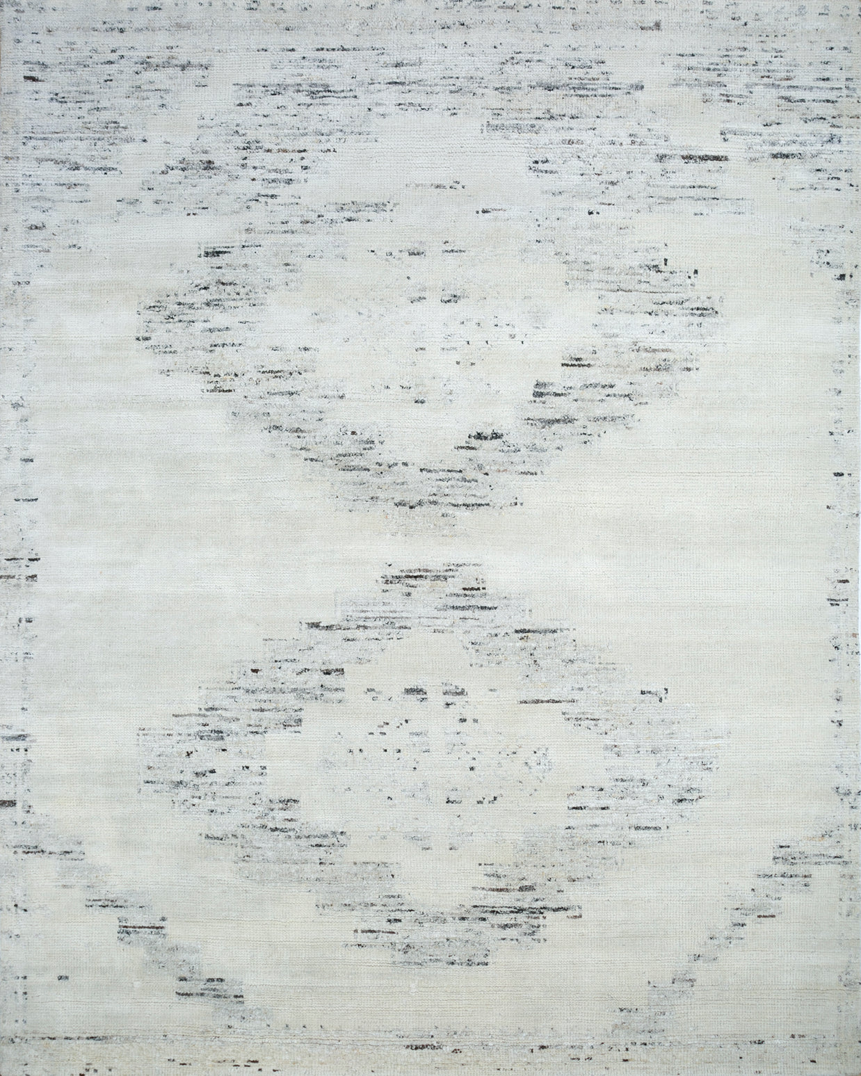 Carpet For Living room 8X10 Feet Ivory Wool Rectangle Moroccan And Tribal Rug