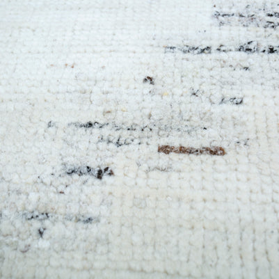 Carpet For Living room 8X10 Feet Ivory Wool Rectangle Moroccan And Tribal Rug