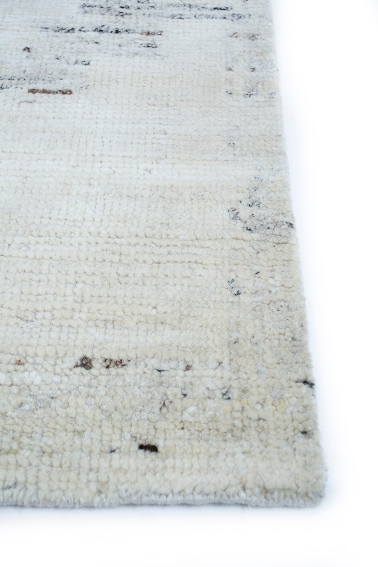 Carpet For Living room 8X10 Feet Ivory Wool Rectangle Moroccan And Tribal Rug