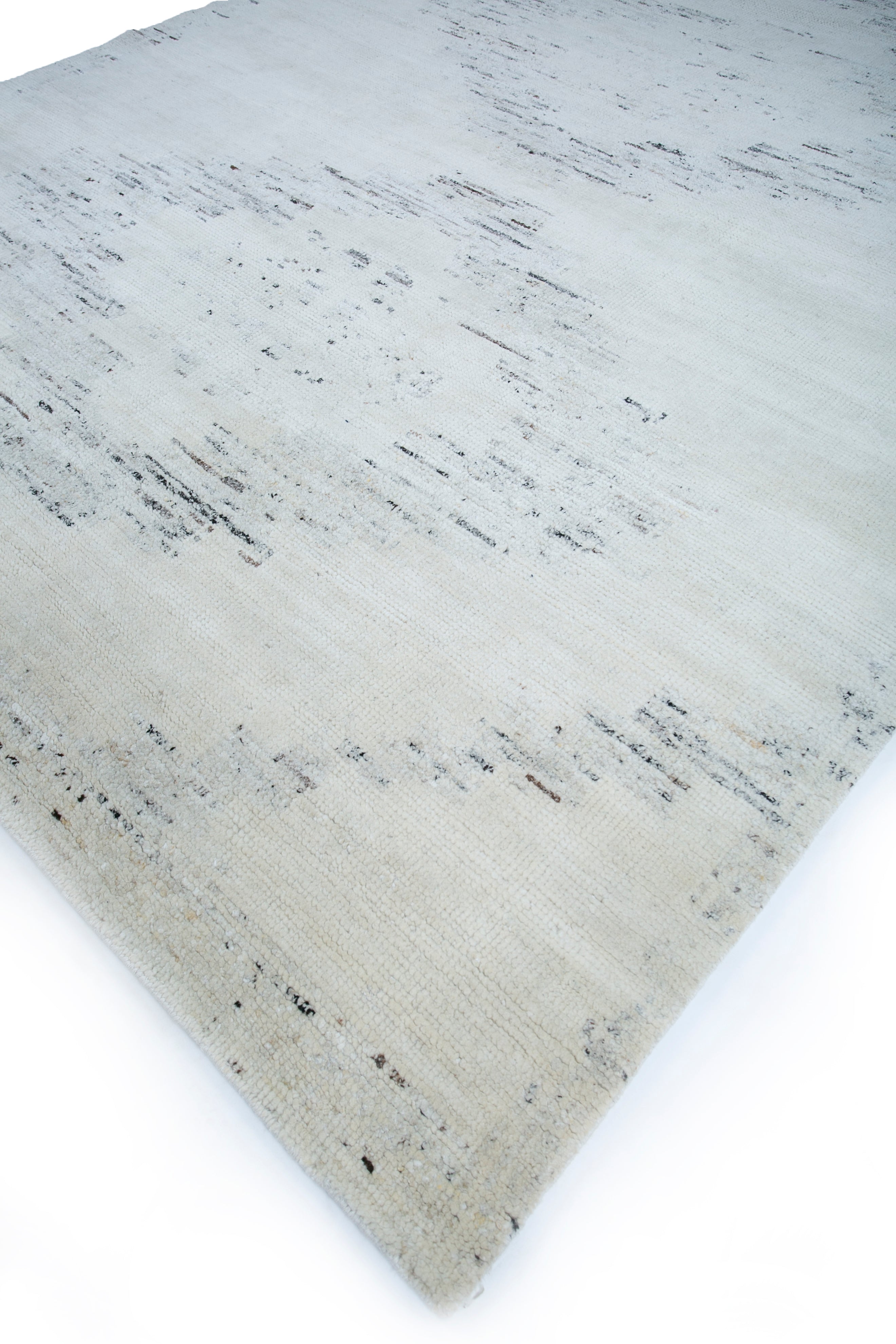 Carpet For Living room 8X10 Feet Ivory Wool Rectangle Moroccan And Tribal Rug