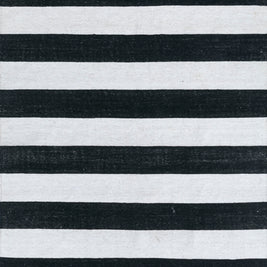 Carpet For Living room 9X12 Feet Grey And Black Wool Rectangle Geometric And Stripes Rug