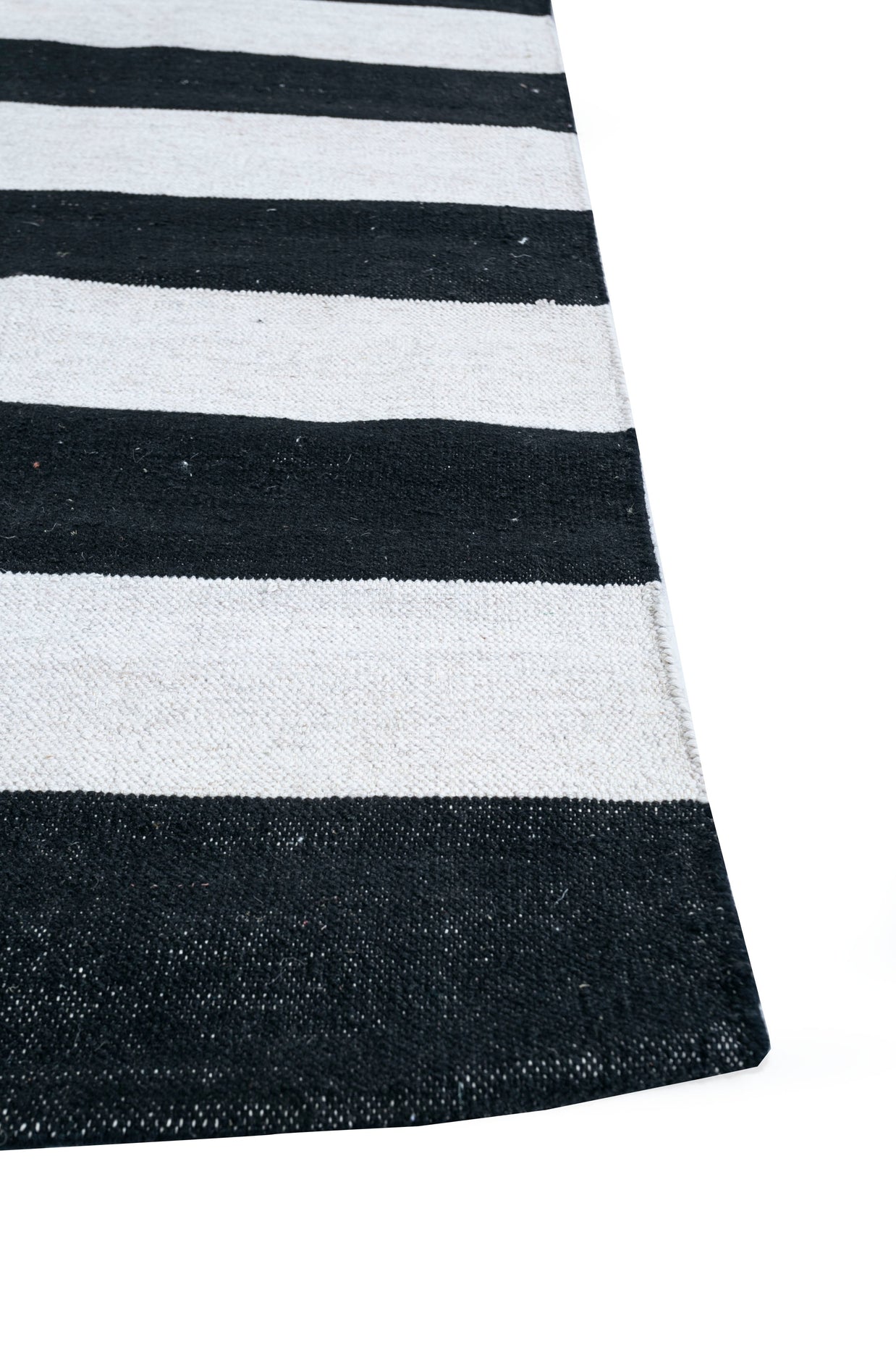 Carpet For Living room 9X12 Feet Grey And Black Wool Rectangle Geometric And Stripes Rug - I MEAN DESIGN
