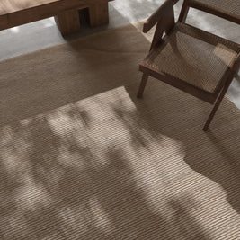 Carpet For Living room 4X6 Feet Ivory Wool & Viscose Rectangle Solid Rug