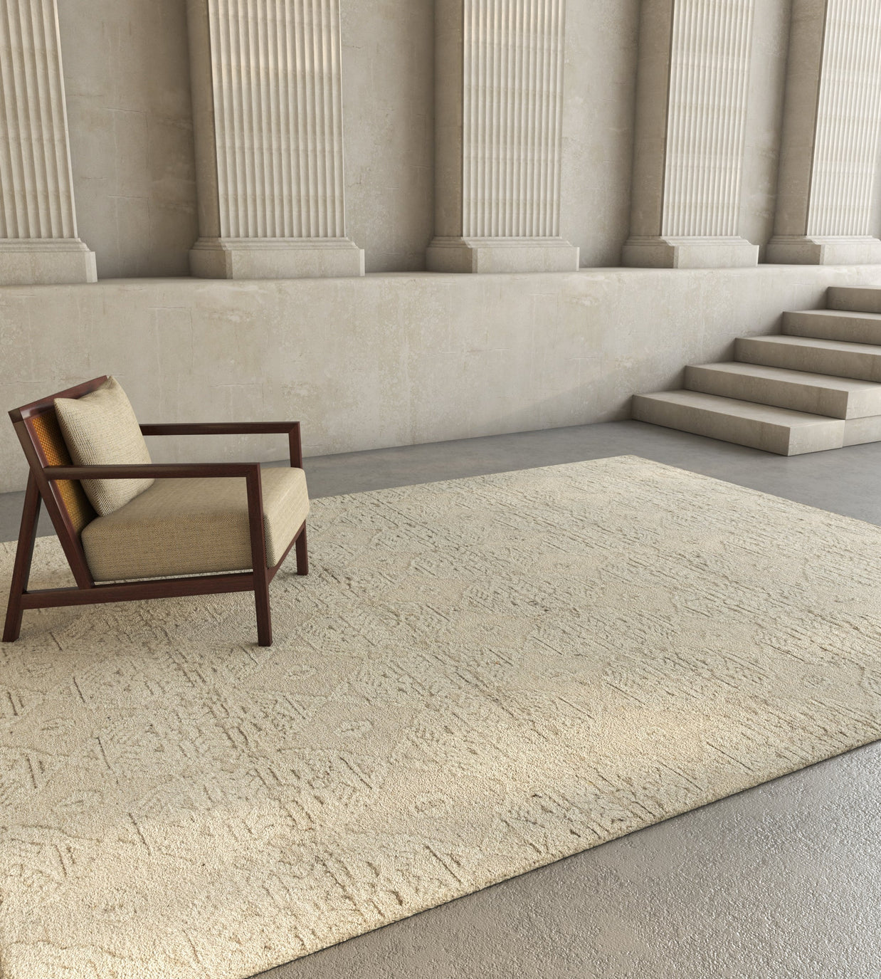 Carpet For Living room 8'8x11'4 Feet Grey and Black Wool Rectangle Moroccan and Tribal Rug