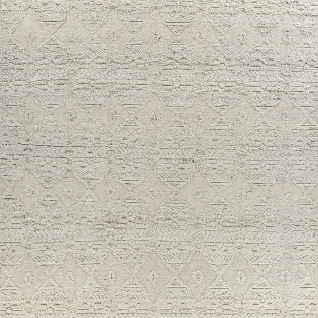 Carpet For Living room 8'8x11'4 Feet Grey and Black Wool Rectangle Moroccan and Tribal Rug