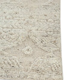 Carpet For Living room 8'8x11'4 Feet Grey and Black Wool Rectangle Moroccan and Tribal Rug