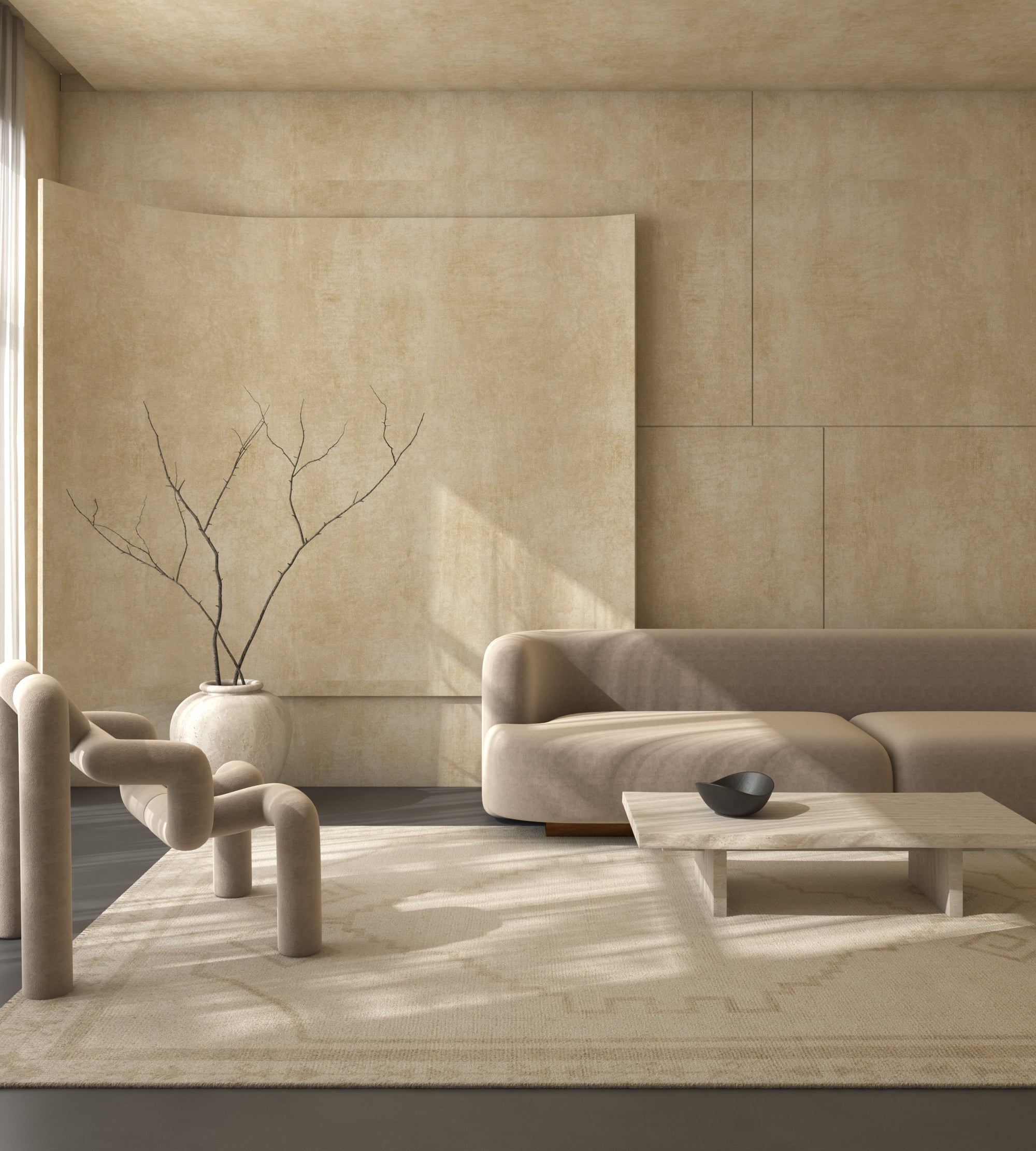 Carpet For Living room 8x10 Feet Ivory Wool Rectangle Moroccan and Tribal Rug