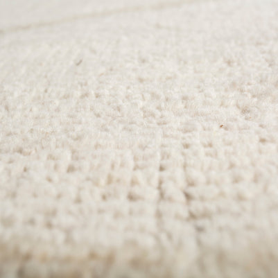 Carpet For Living room 8x10 Feet Ivory Wool Rectangle Moroccan and Tribal Rug