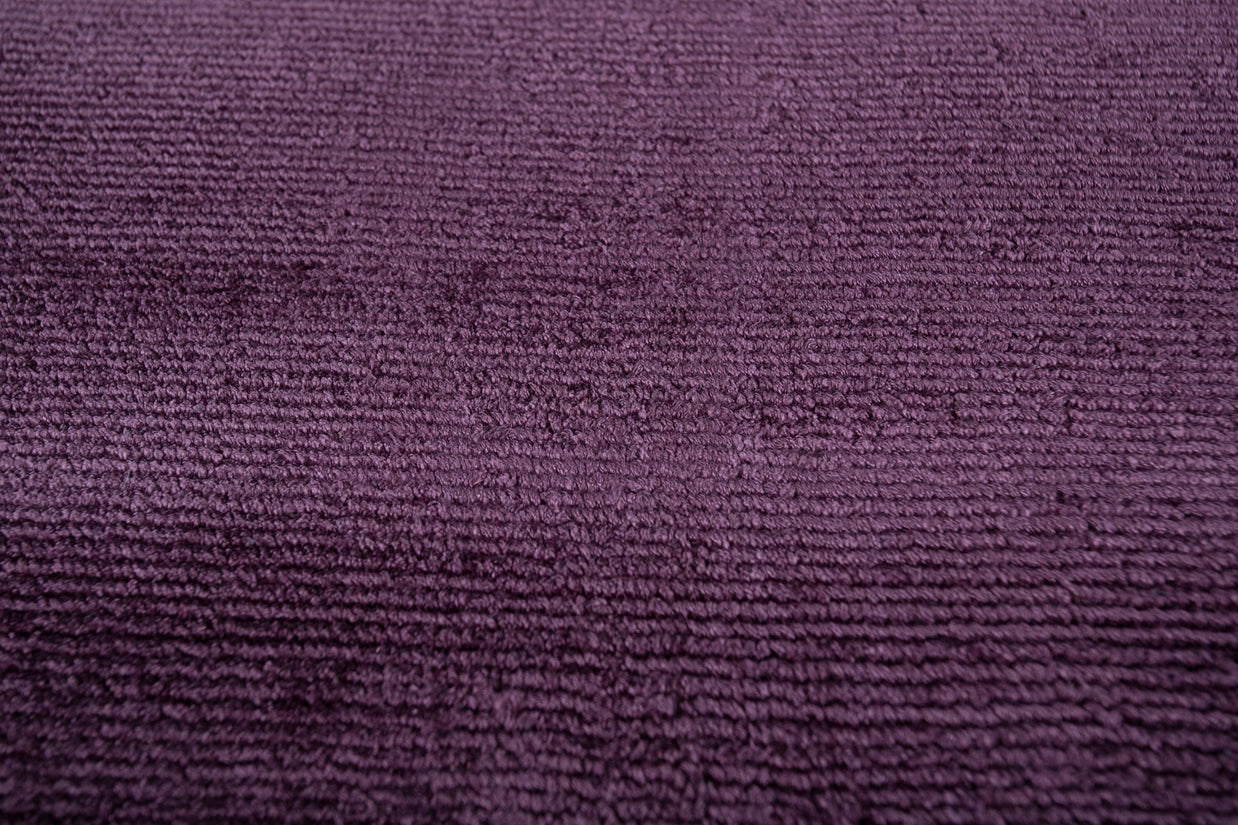 Carpet For Living room 5x7 Feet Pink and Purple Viscose Rectangle Solid Rug