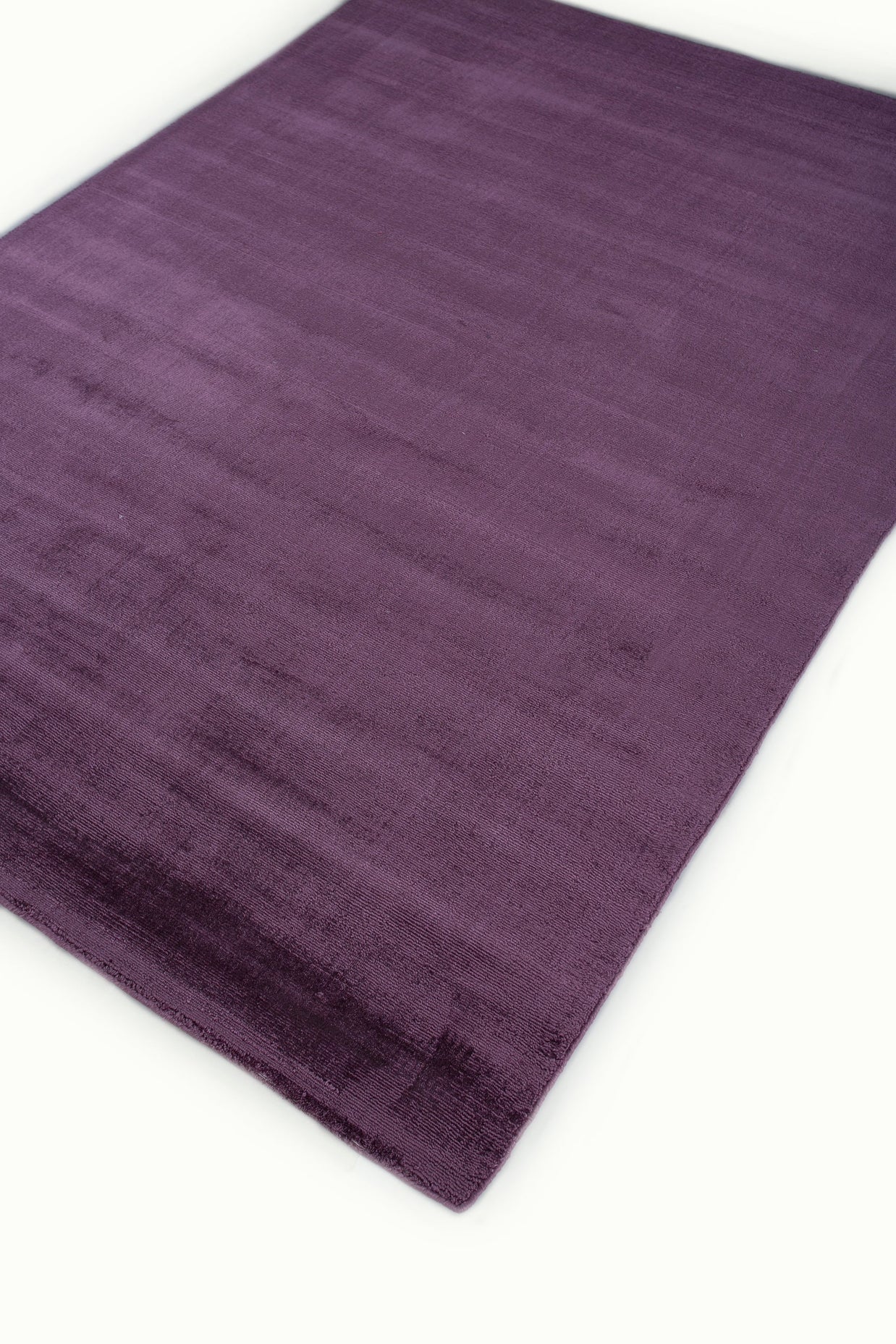Carpet For Living room 5x7 Feet Pink and Purple Viscose Rectangle Solid Rug